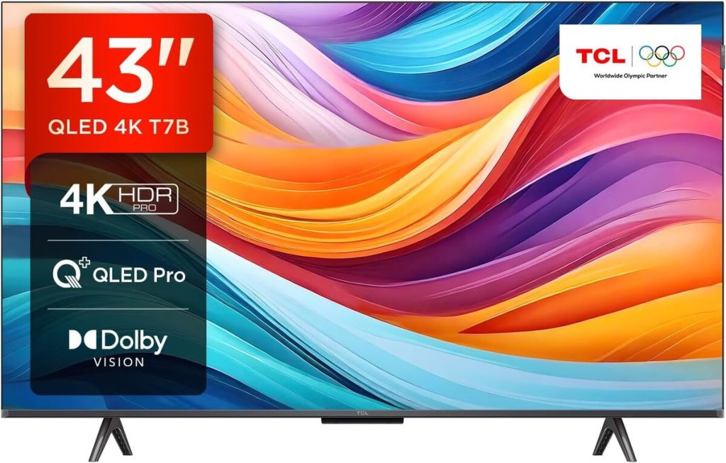 Test TCL TV QLED 43T7B : immersion 4K HDR et Dolby Atmos