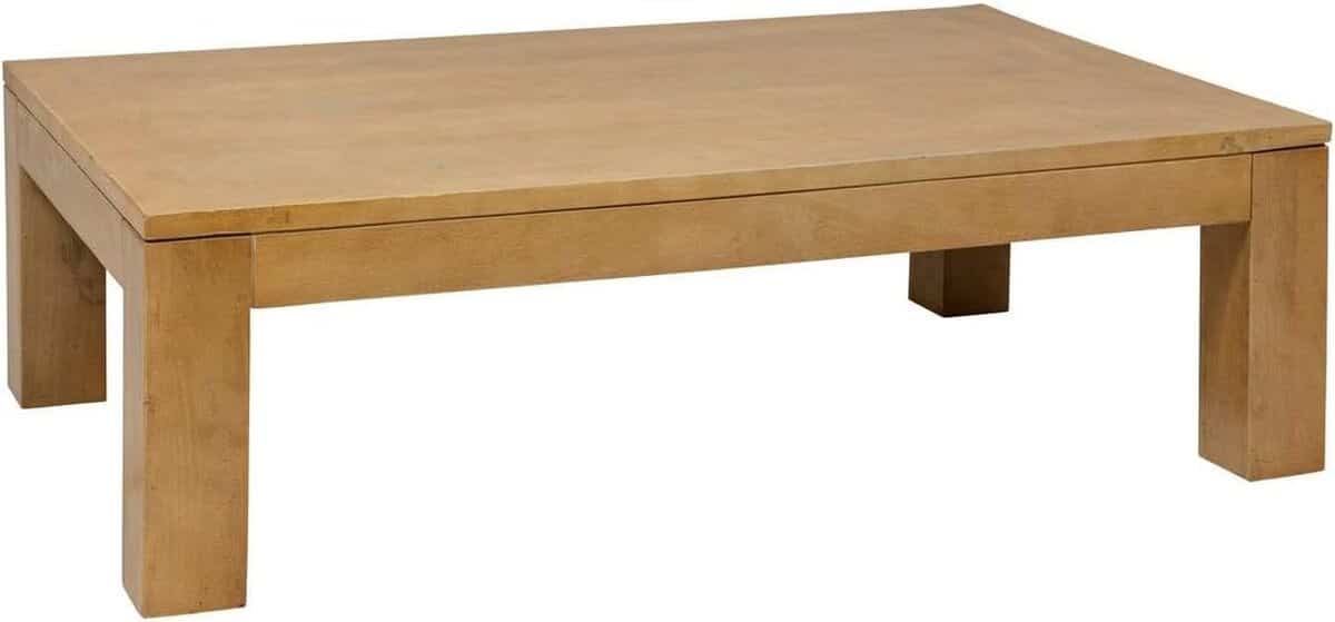 Avis sur la table basse Ajmal d'Atmosphera : élégance en bois de manguier