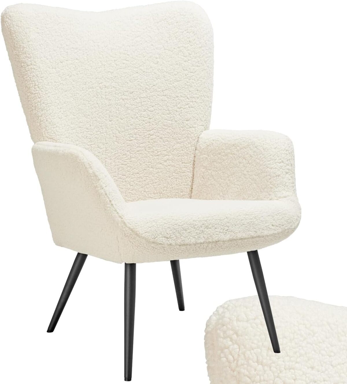 Avis sur le fauteuil relax TecTake en tissu bouclette