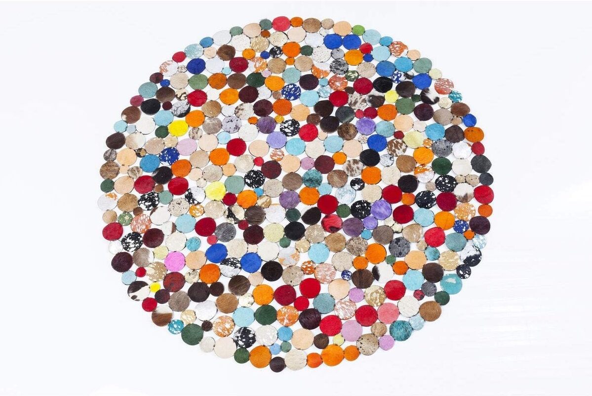 Avis sur le tapis rond Circle Kare Design : décoration multicolore pour salon et chambre