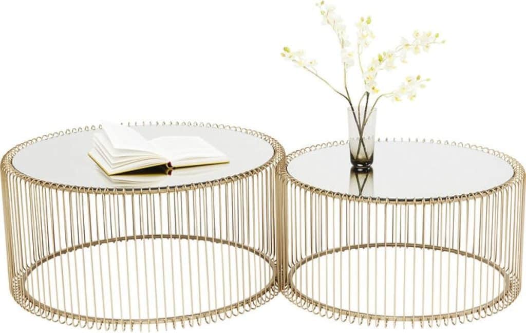 Avis : tables basses Kare Design Wire élégantes et modernes