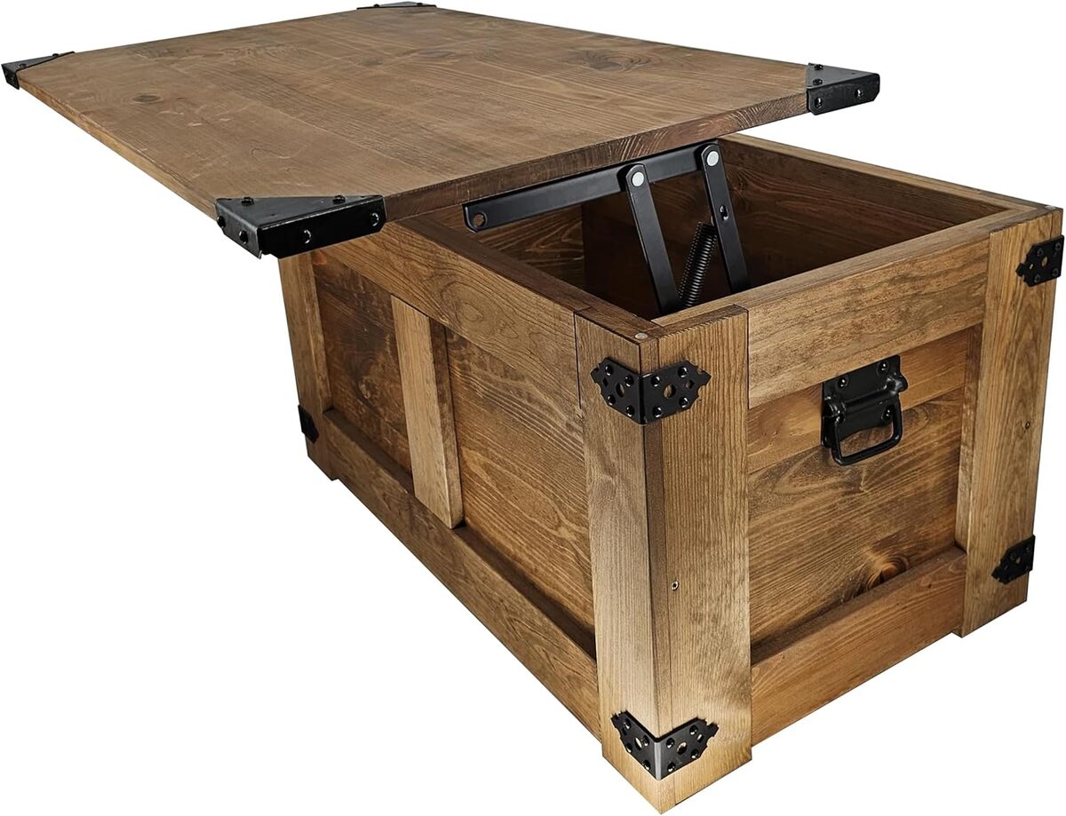 Test de la table basse Creative Cooper : boîte de rangement artisanale en bois écologique