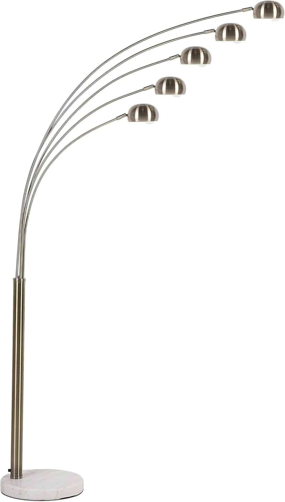 Test du lampadaire 5 bras réglables Beliani : design et glamour