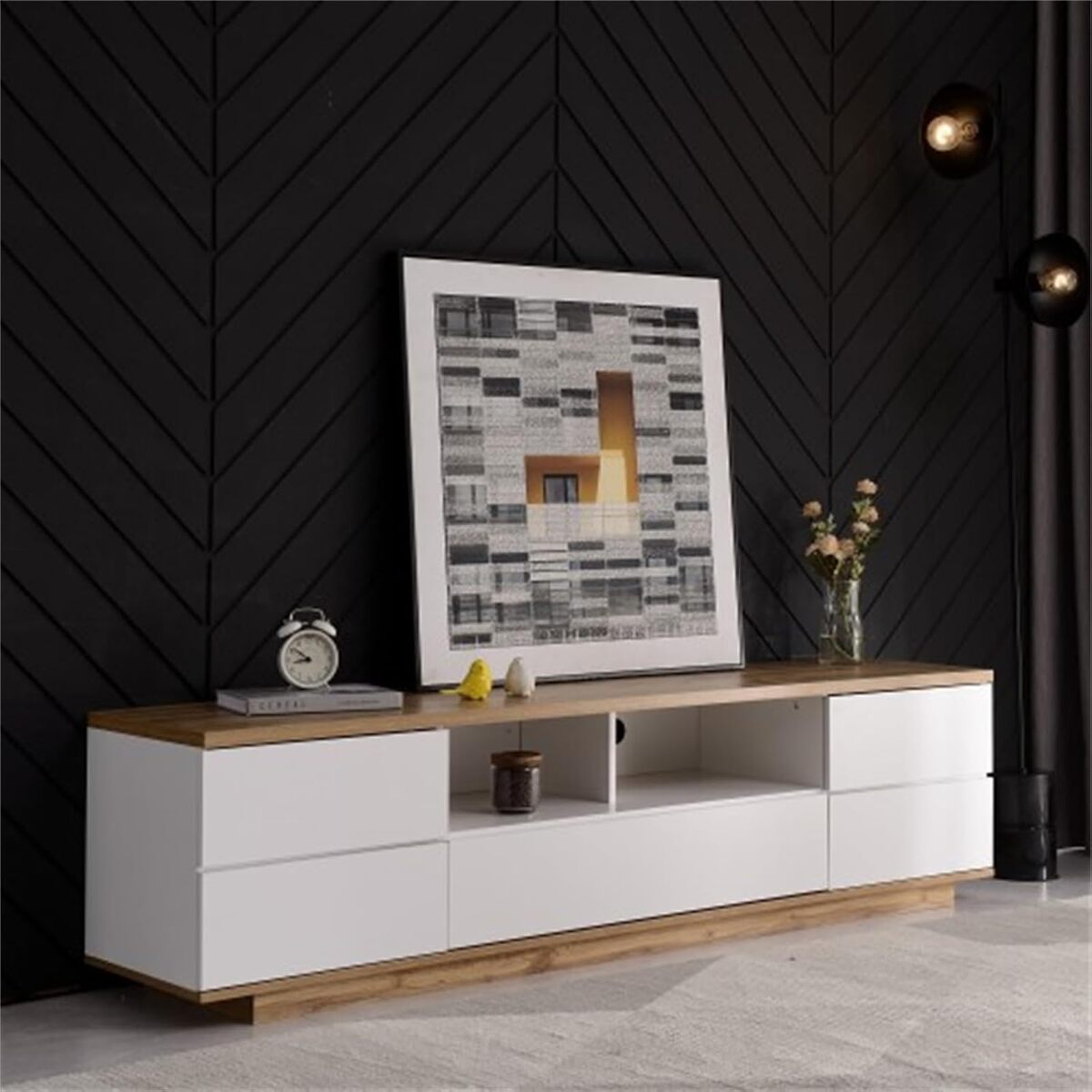 Test du meuble TV moderne Generic ch013001 : design et espace optimisé