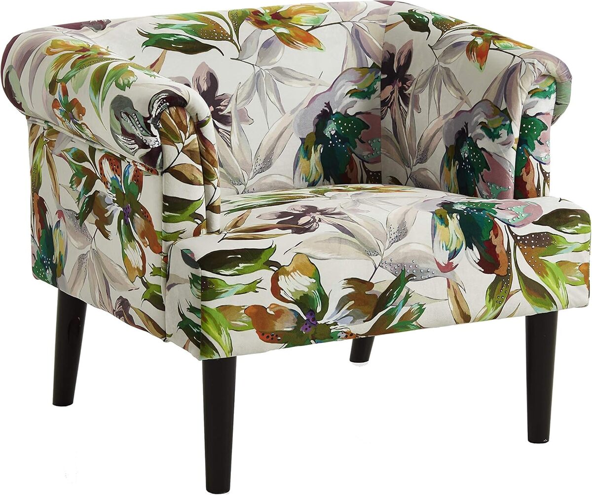 Test : fauteuil Atlantic Charlie en velours motif floral