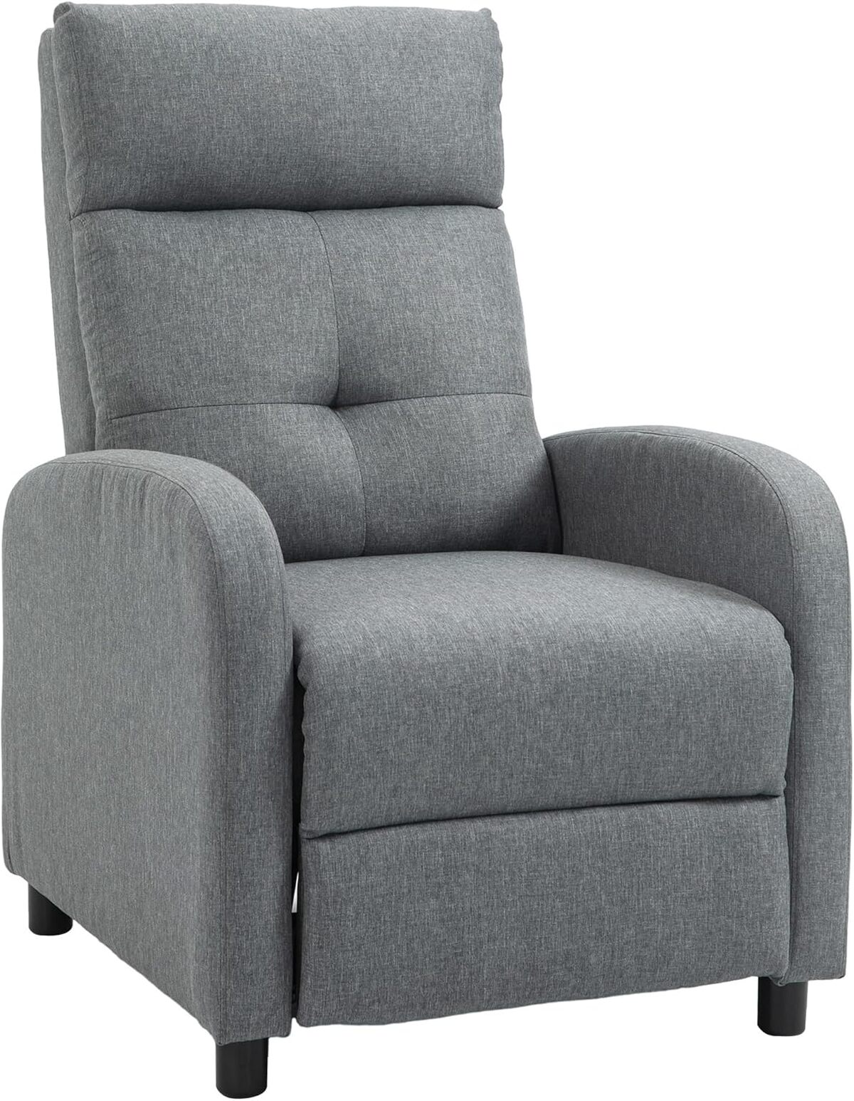 Test fauteuil de relaxation HOMCOM inclinable gris