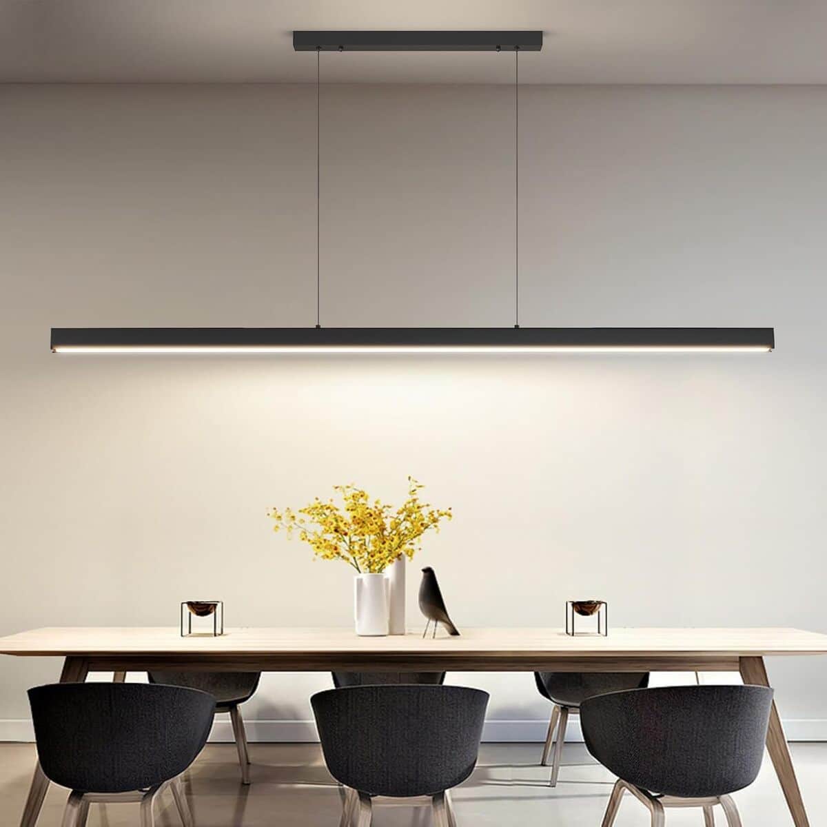 Test : luminaire suspendu linéaire DEL 60 W avec télécommande