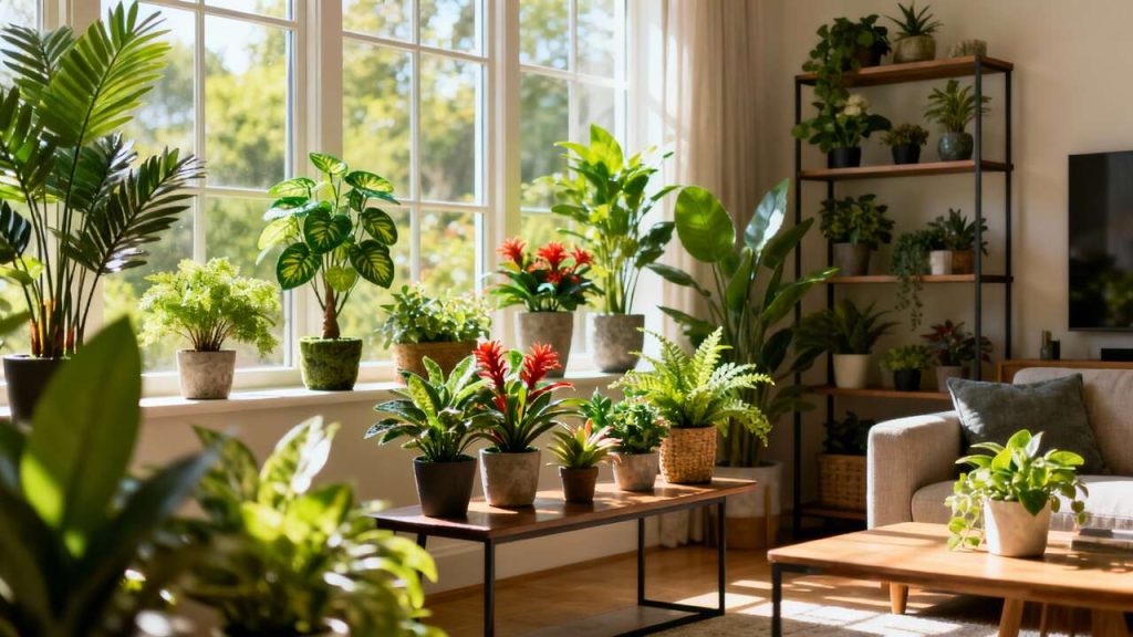 Plantes artificielles pour le salon : conseils et suggestions