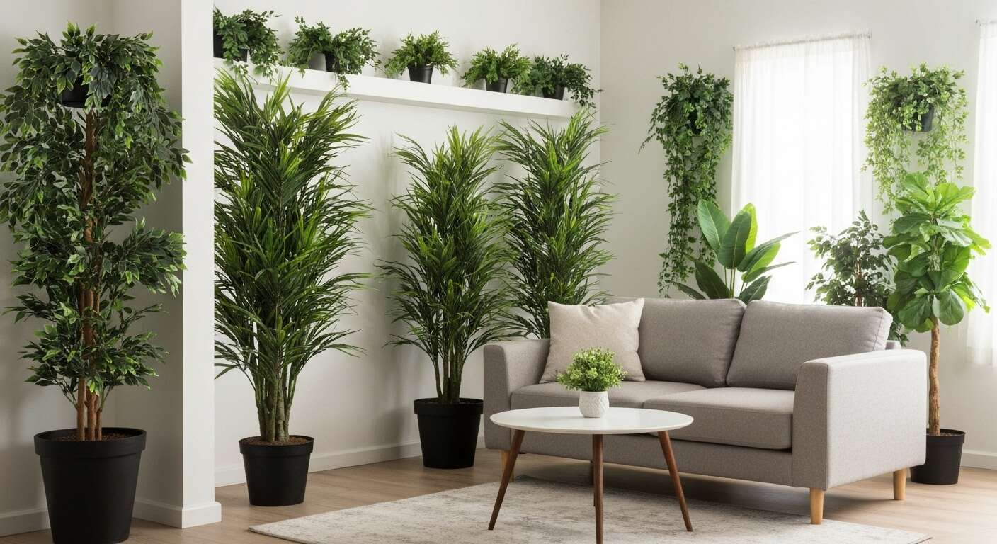 Pourquoi choisir des plantes artificielles pour votre salon