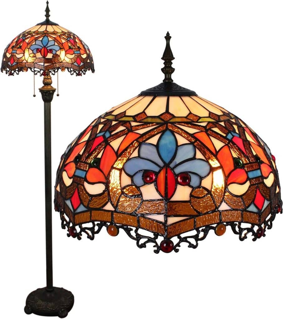 Avis lampadaire Gweat 16 pouces Tiffany : charme et créativité
