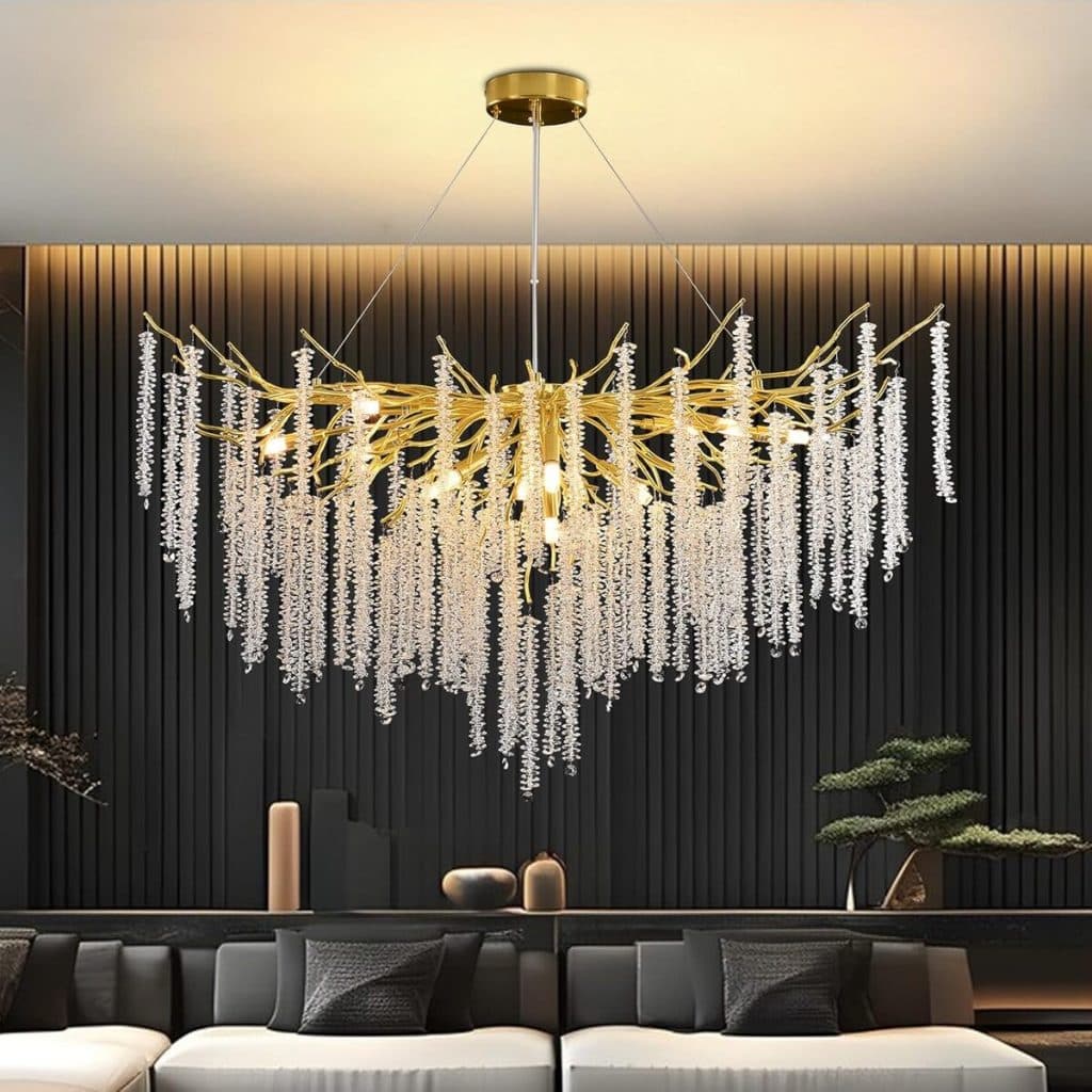 Avis sur le lustre en cristal moderne AHXIAOZN : élégance et luxe