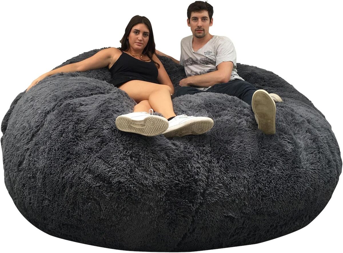 Test Bananair : pouf géant XXL en fourrure d'une douceur inégalée
