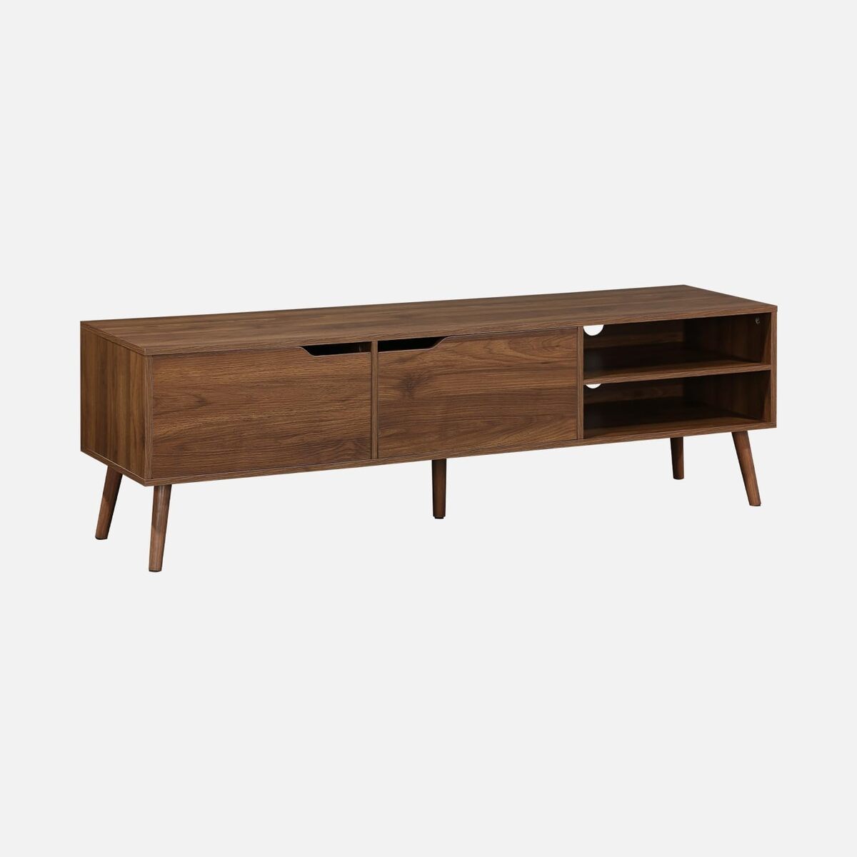 Test du meuble TV Alice's Home en bois de noyer 160 cm
