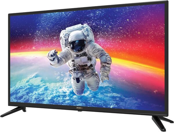 HYUNDAI TV LED 32 Pouces (80cm) - Haute Définition - Triple Tuner - HDMI x2 - USB 2.0 multimédia x2 - Sortie Casque CI+ Sortie coaxiale [Classe énergétique F]