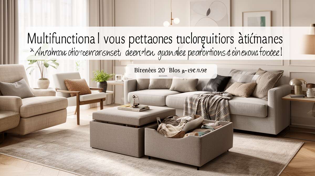 Les poufs multifonctions : une solution pratique et esthétique Les poufs multifonctions : une solution pratique et esthétique