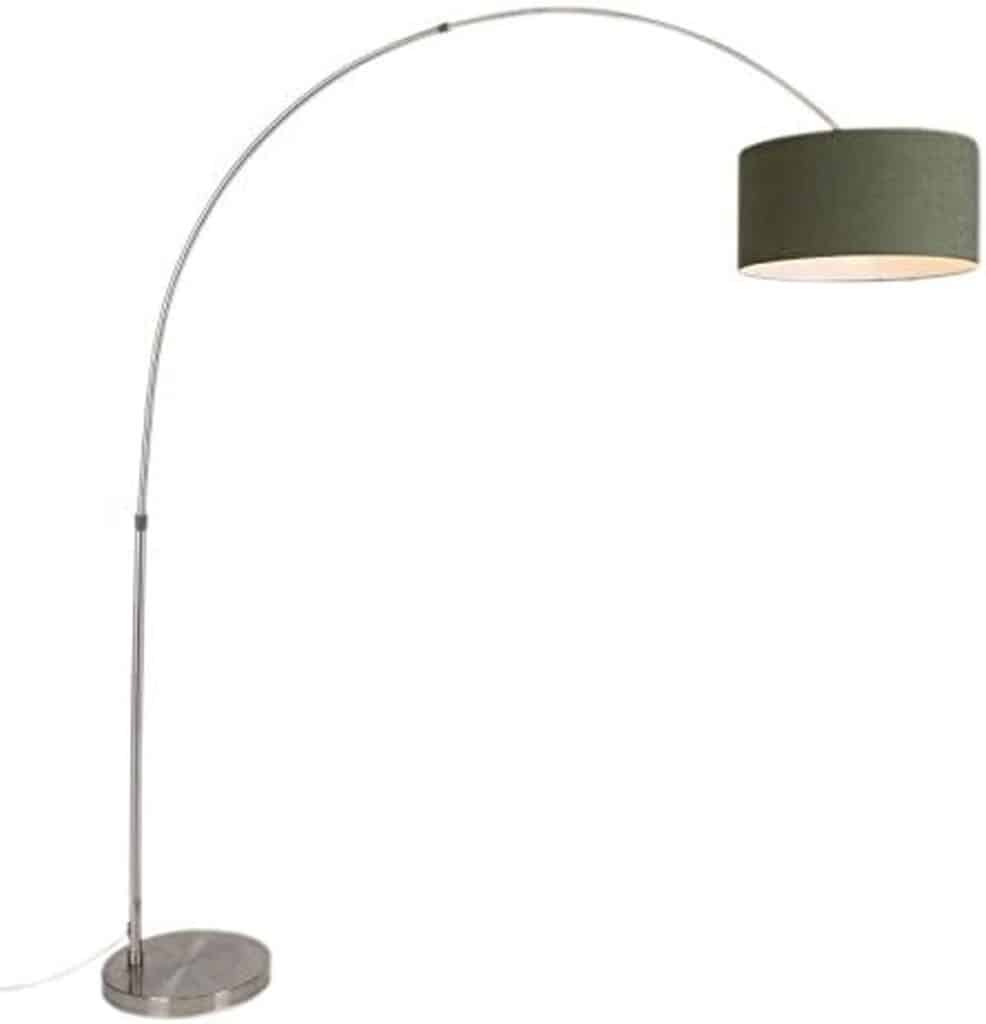 Avis lampe arquée Qazqa Satin 2200 mm verte : pour un intérieur moderne