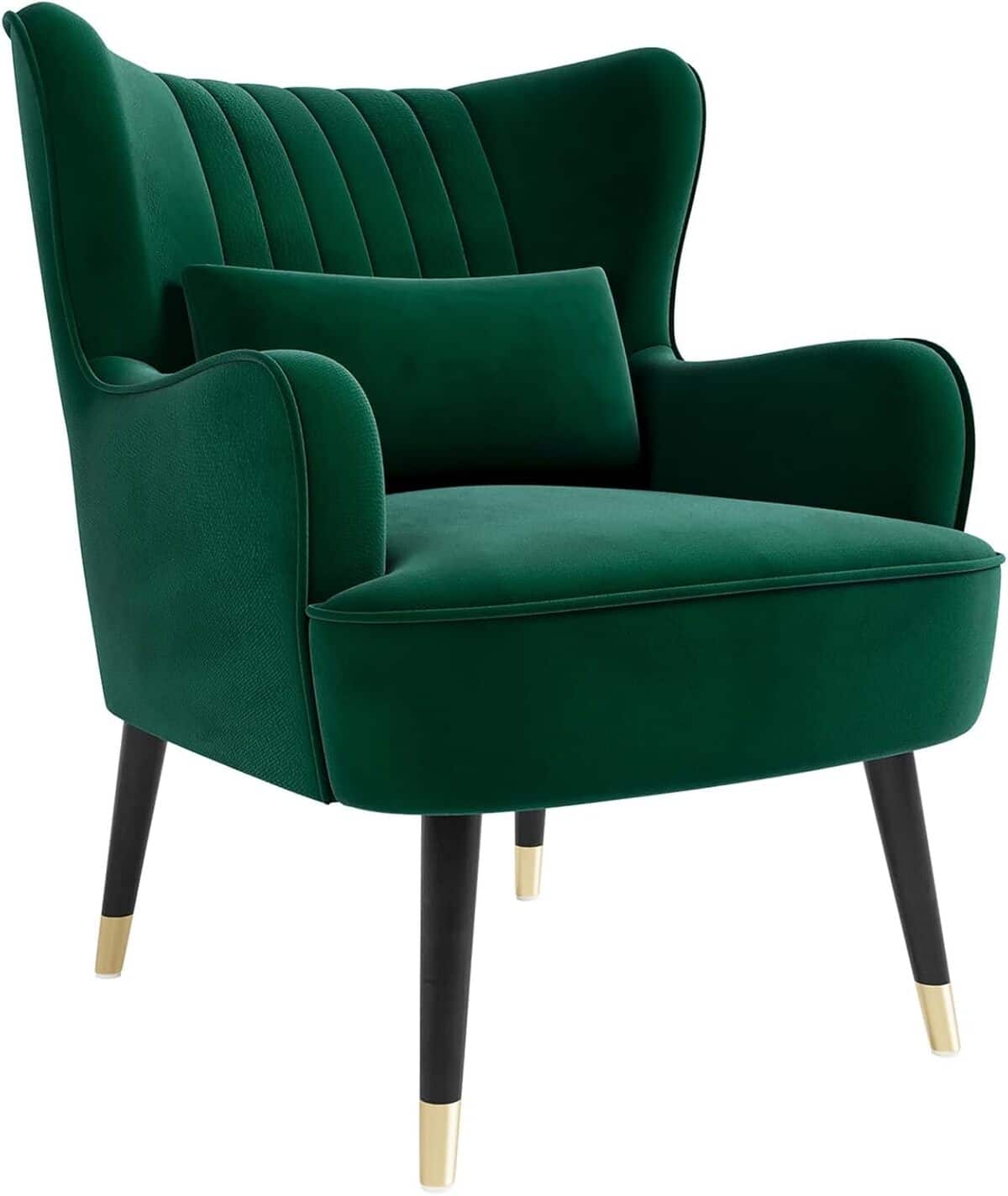 Avis sur le fauteuil Vesgantti en velours vert : confort et design nordique