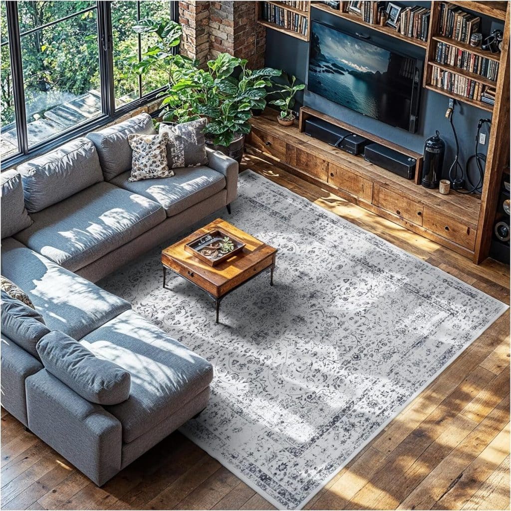 Avis TecTake : tapis salon vintage 240x340 cm, style et fonctionnalité