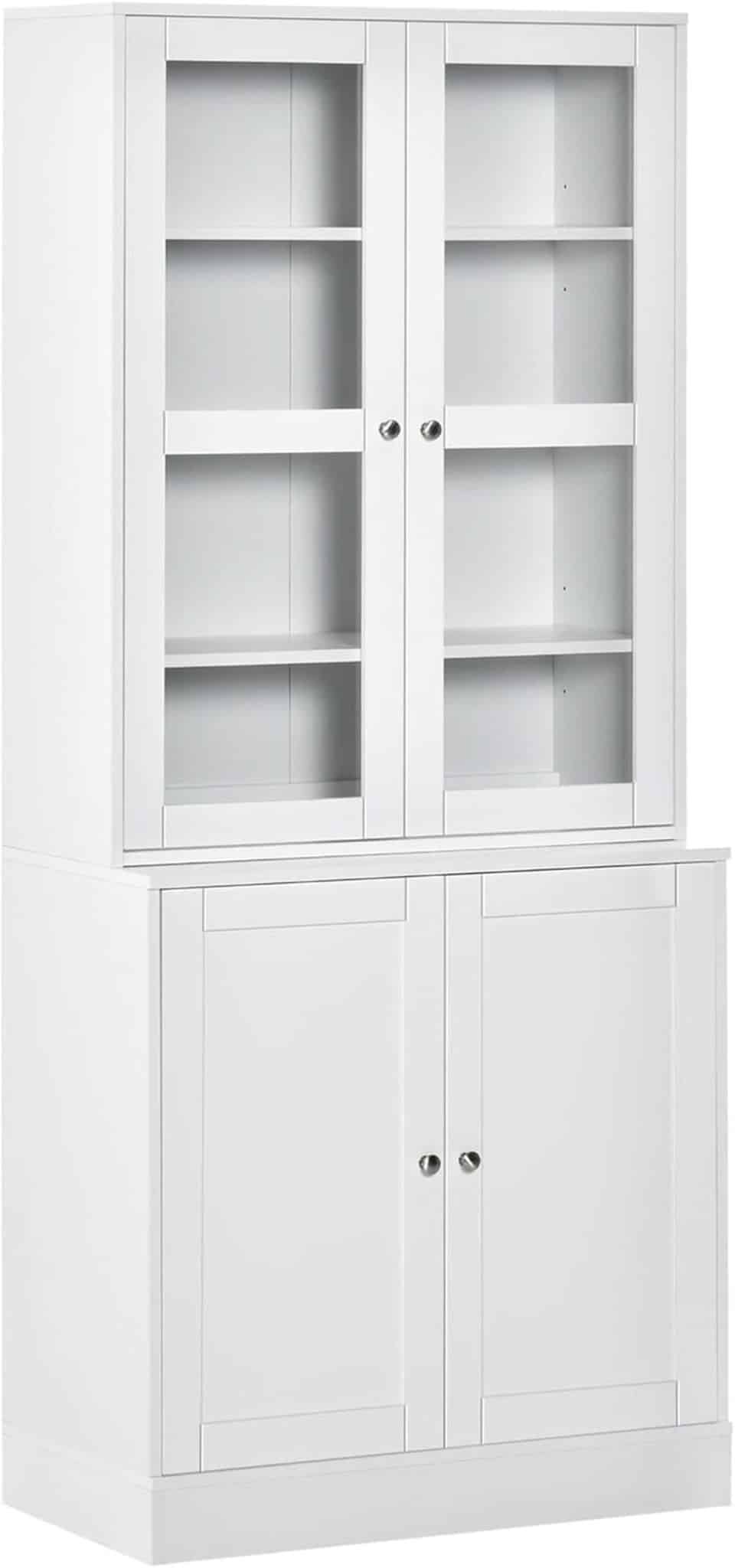 Test : bibliothèque HOMCOM haute 178, 5 cm avec porte vitrée