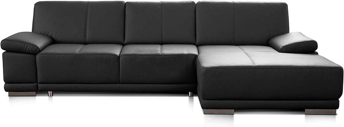 Test : canapé d'angle cuir Cavadore Corianne avec accoudoirs réglables