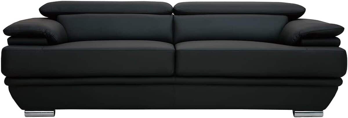 Test du canapé Miliboo Ewing : design et confort avec têtières ajustables