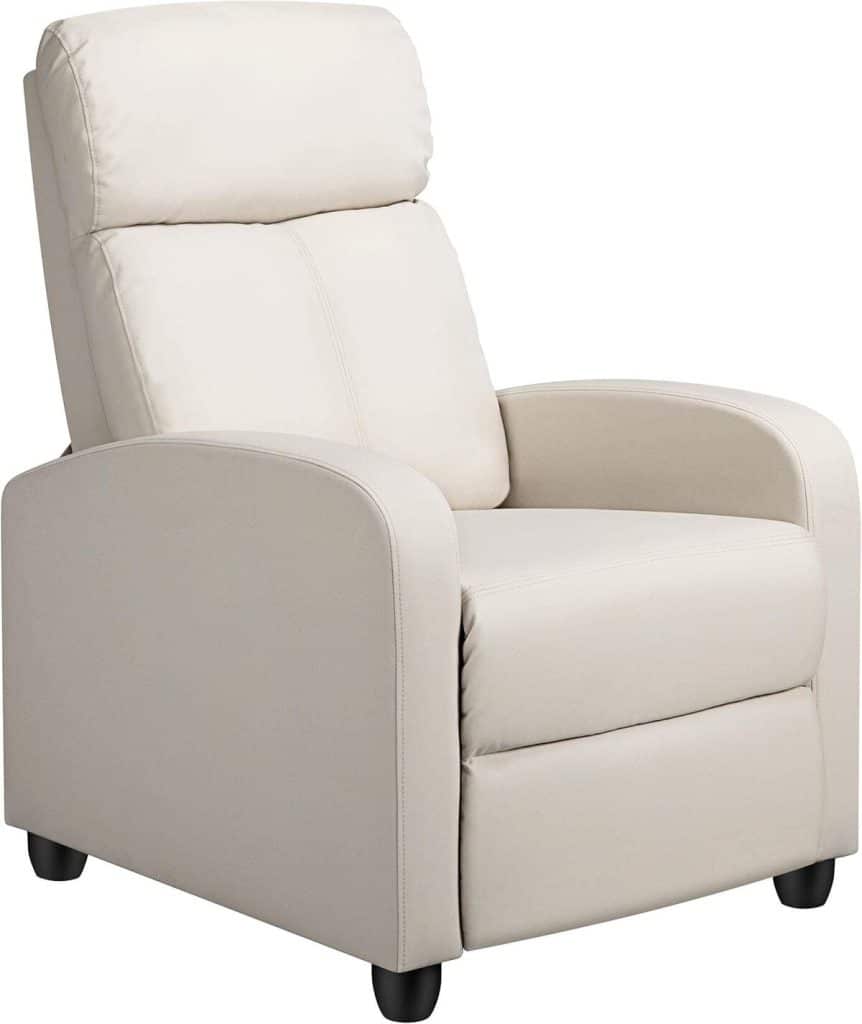 Test : fauteuil relax Yaheetech inclinable en similicuir