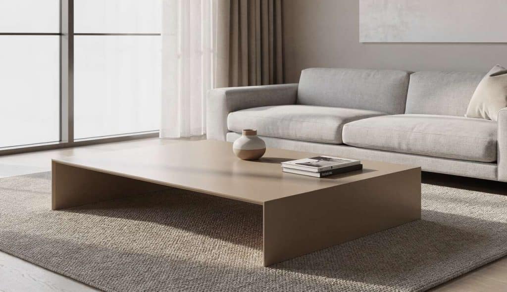Inspirations déco : tables basses minimalistes et élégantes