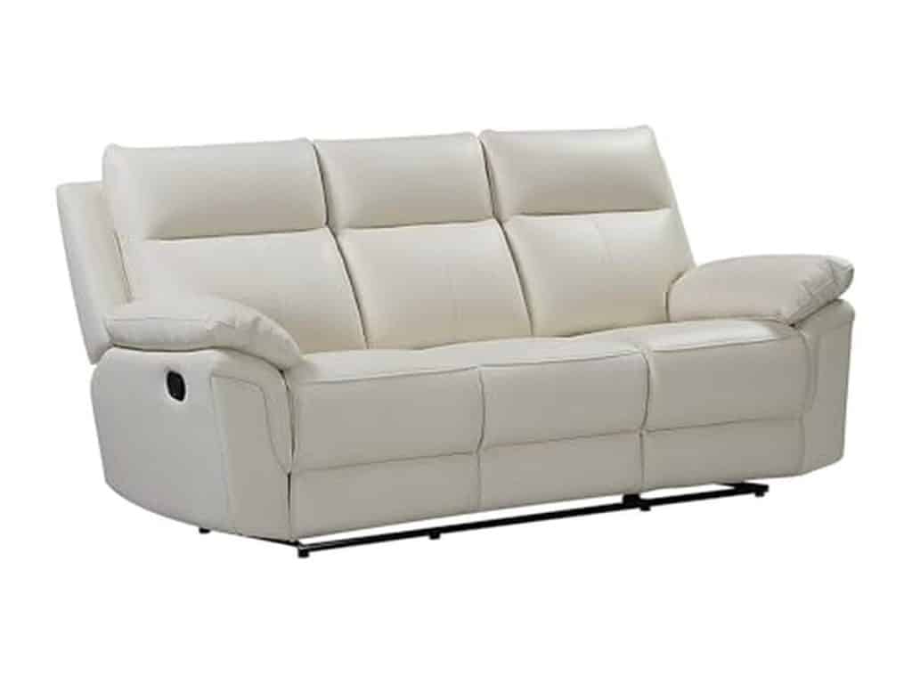 Avis : canapé 3 places relax en cuir de buffle Pakita de Vente-unique