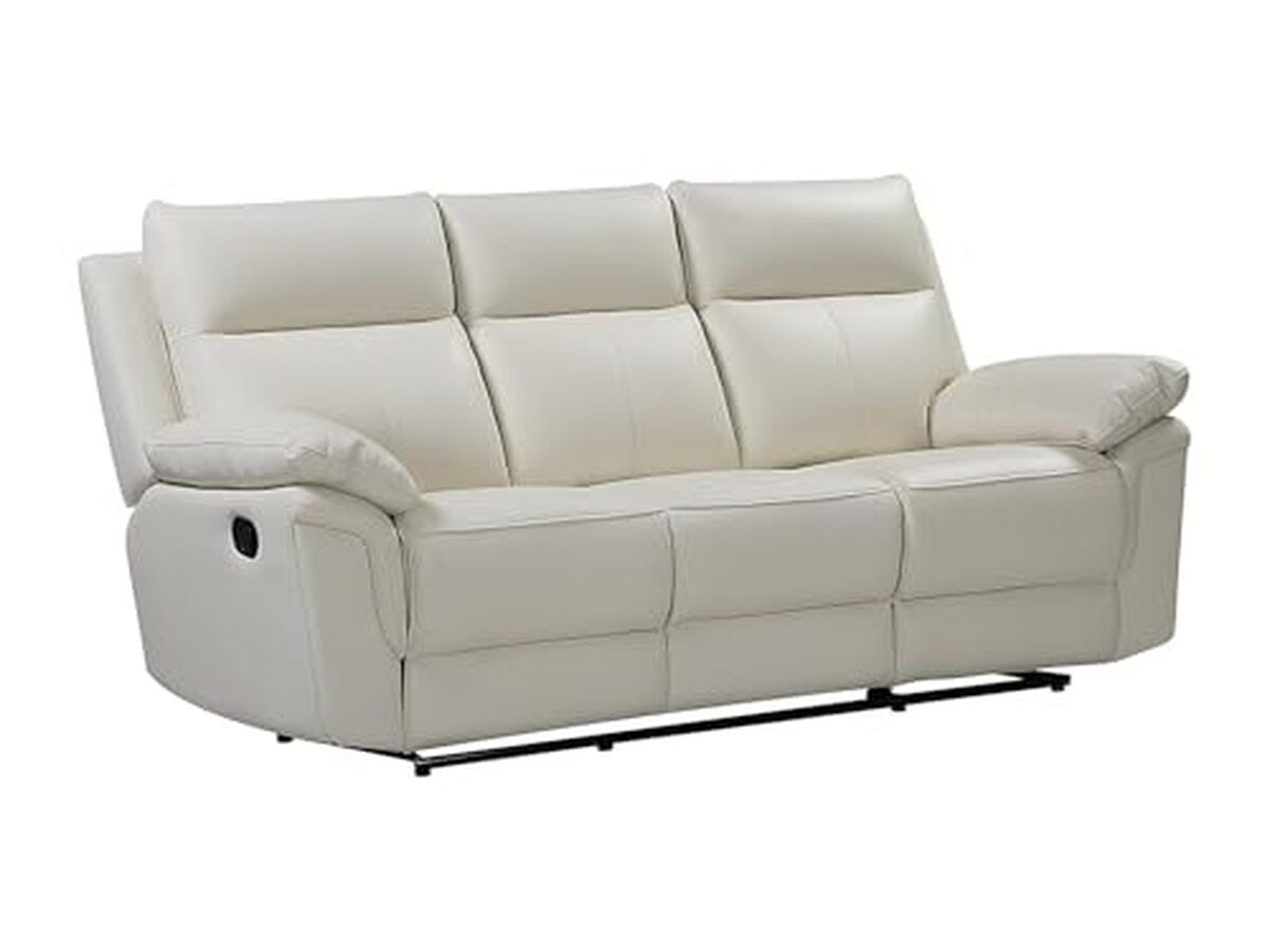 Avis : canapé 3 places relax en cuir de buffle Pakita de Vente-unique