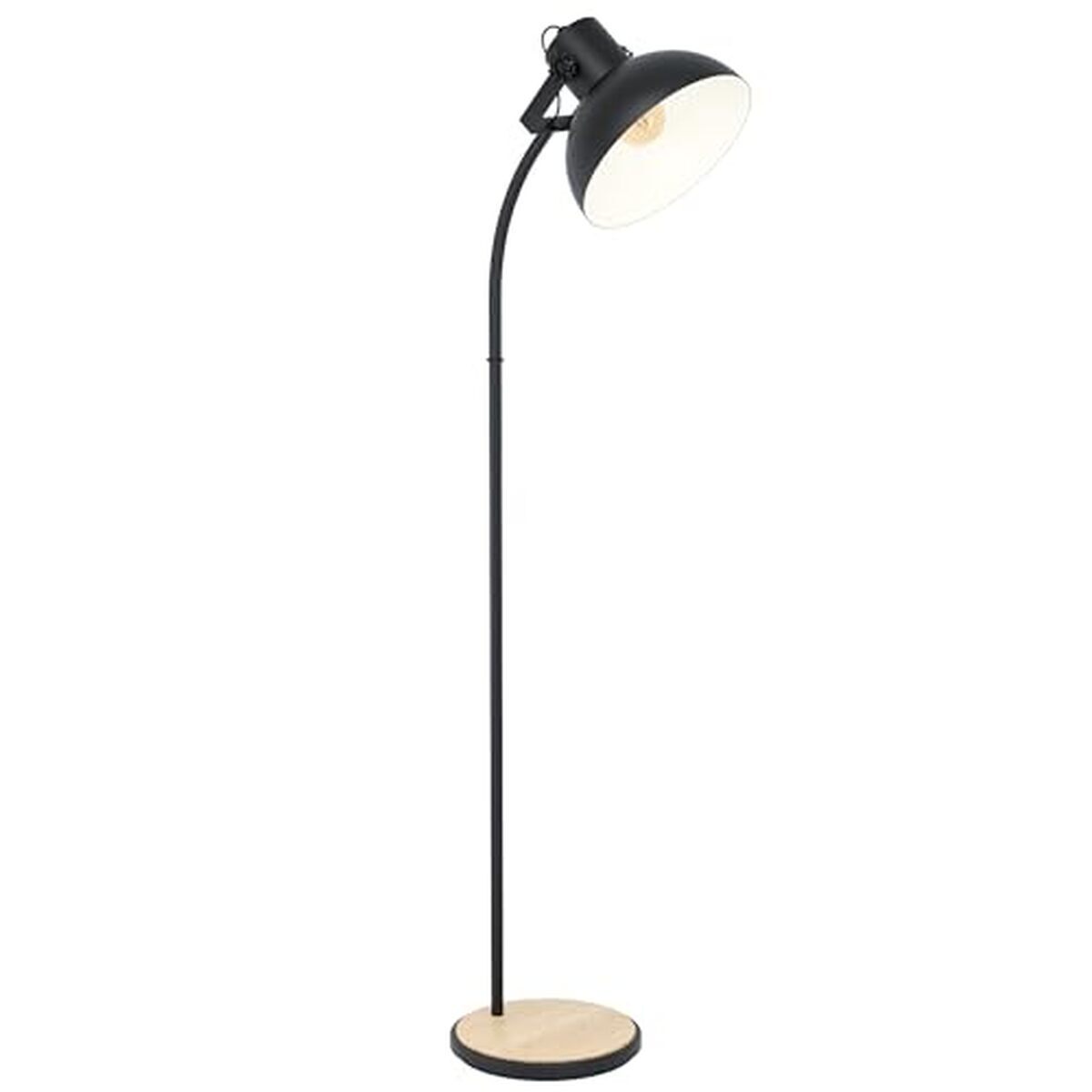 Test du lampadaire Eglo Lubenham : style industriel et rétro en acier bois