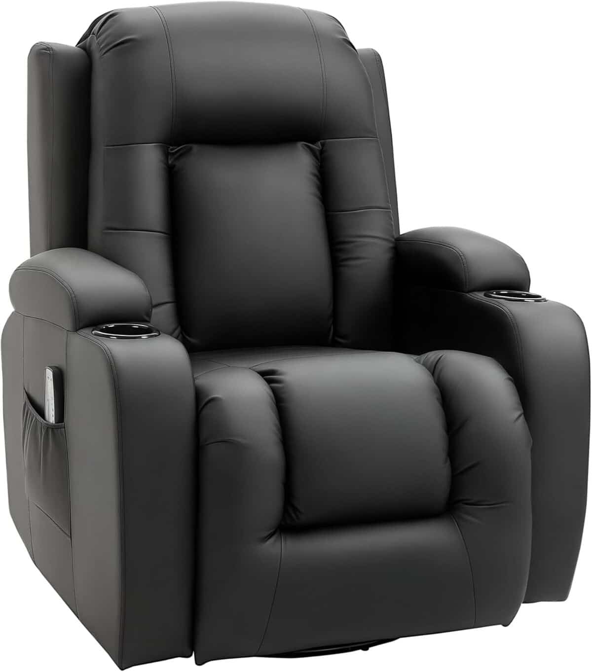 Test : fauteuil de massage électrique HOMCOM pivotant et chauffant