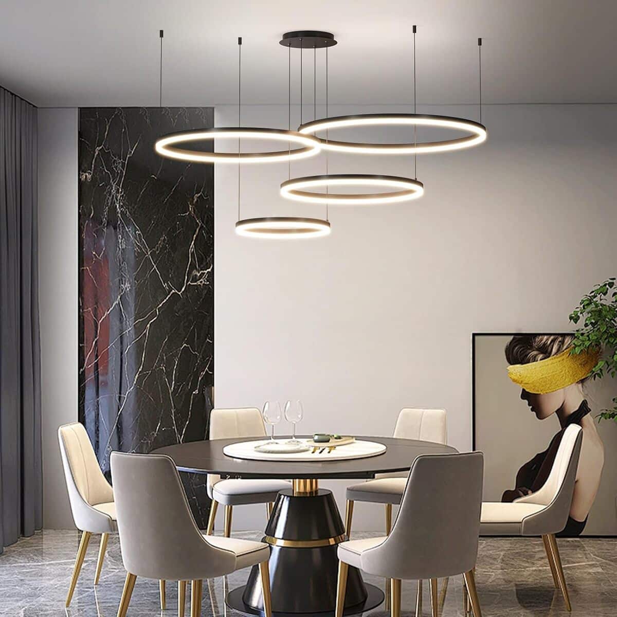 Test : suspension Mikeru luminaires réglable pour salon