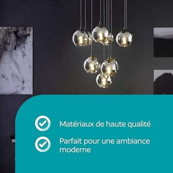 Découvrez notre test complet de la suspension Eglo Ariscani, un éclairage qui combine style moderne et élégance intemporelle pour sublimer votre intérieur.