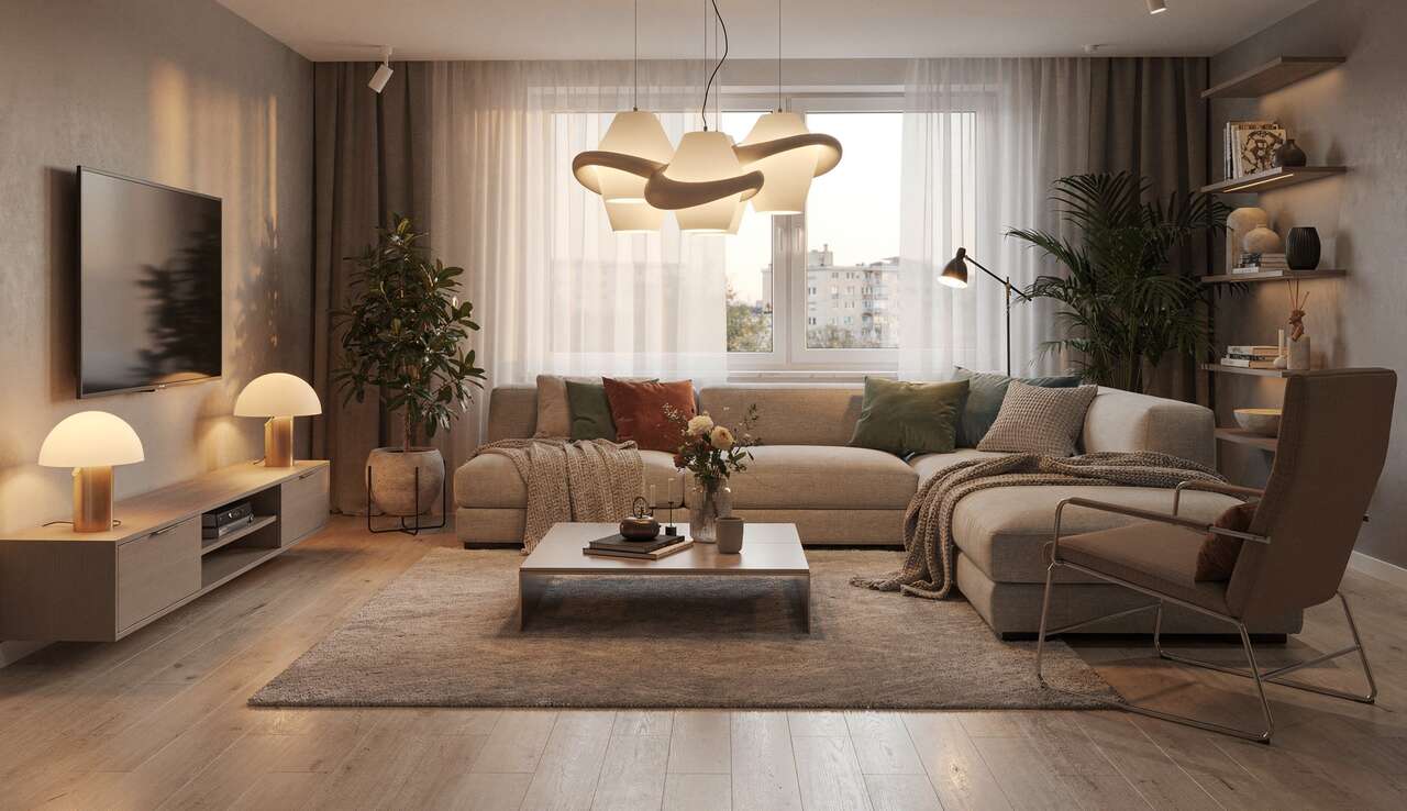 Tendances actuelles : les luminaires &agrave; la mode pour le salon