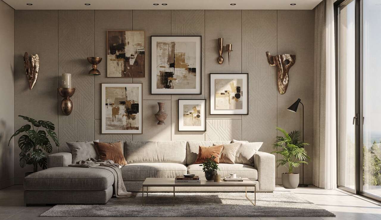 Id&eacute;es de d&eacute;coration murale originale pour sublimer votre salon