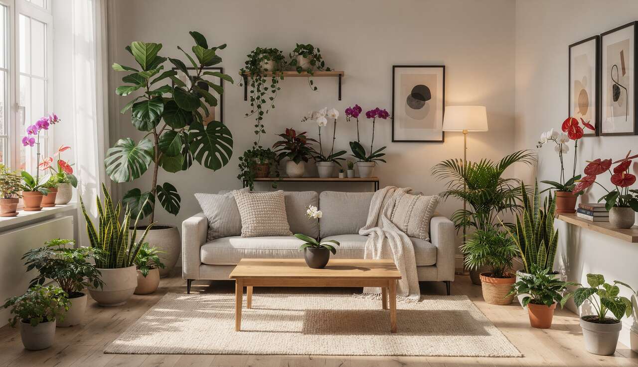 Plantes d'int&eacute;rieur : d&eacute;coration et fonction assainissante