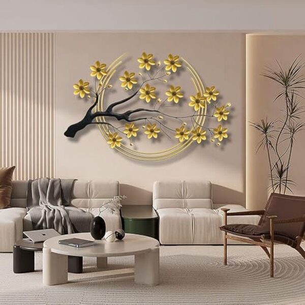 Découvrez notre avis détaillé sur la sculpture murale Ainydie : des fleurs dorées en métal pour une touche de luxe dans votre intérieur.