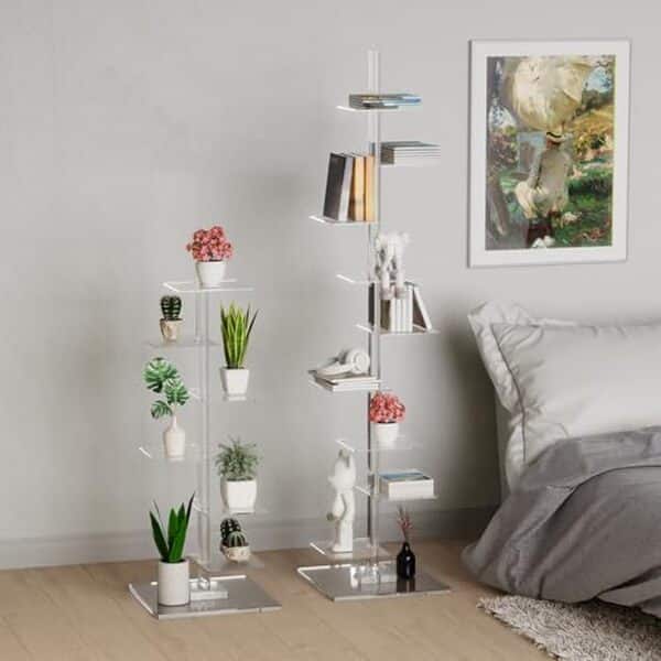 Découvrez notre test complet de la bibliothèque Nynelly en acrylique : esthétique et pratique, elle transformera votre espace de rangement avec ses 9 niveaux innovants.