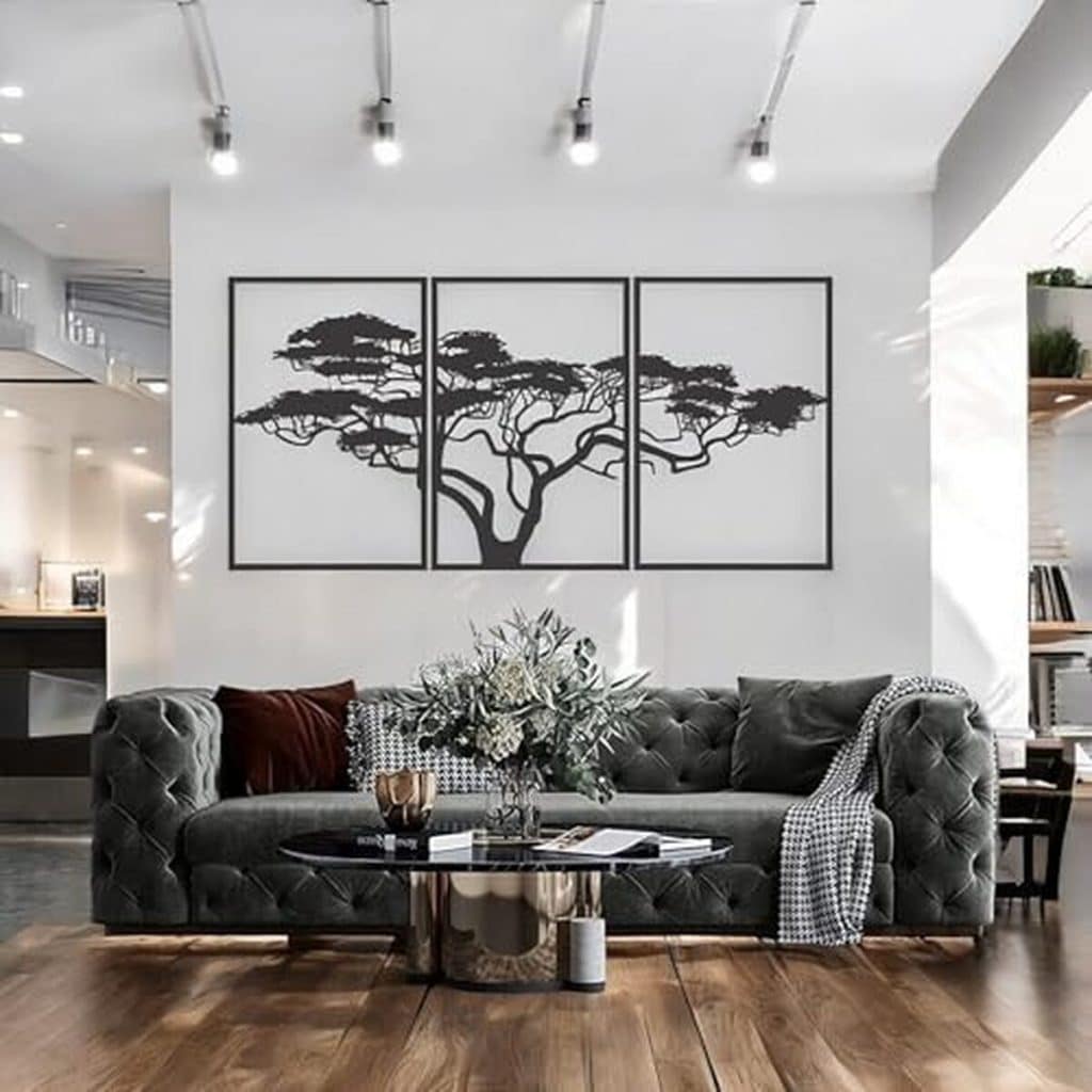 Avis sur le décor mural "arbre de vie" métal noir taille L de Tubibu