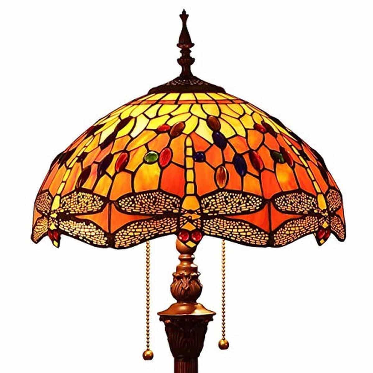 Avis sur le lampadaire Bieye L30712 style Tiffany libellule