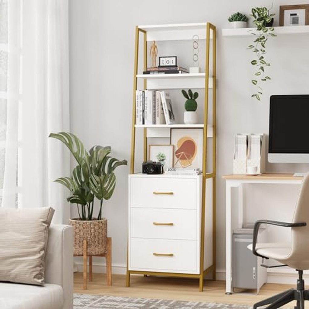 Test de la bibliothèque et étagère de rangement 3 niveaux Hocsok