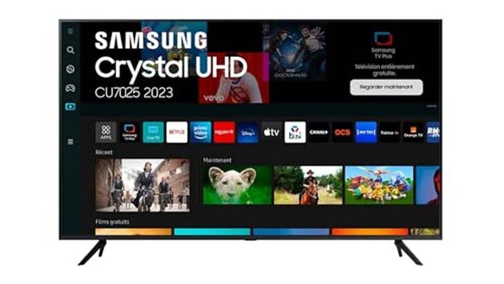 Test de la TV 4K Samsung 50CU7025 : immersion Crystal UHD