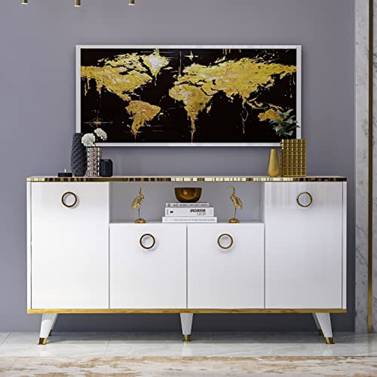 Test : homidea Sophia, meuble de rangement design avec 4 portes